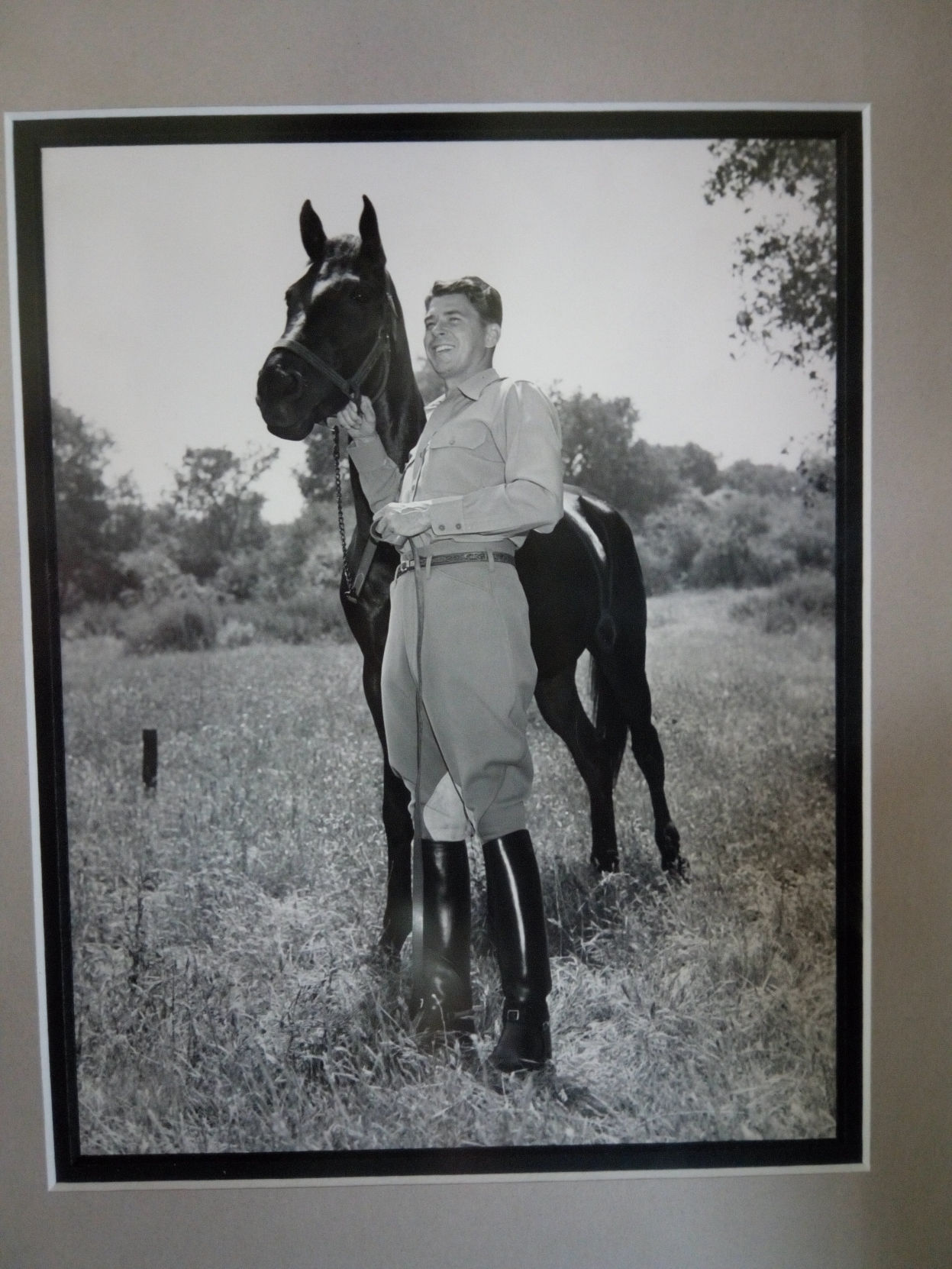 Ronald Reagan wearing Dehner boots